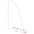 vidaXL SUP plutva 3,5 x 18 x 21,5 cm Nylón Čierna