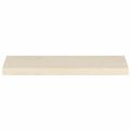 vidaXL Parapety 2 ks Biela 70 x 25 x 2 cm Masívne dubové drevo