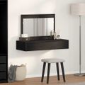 vidaXL Toaletný stolík Čierna 100 x 40 x 70 cm Kompozitné drevo