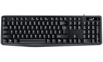 Genius KB-117/Drôtová USB/ CZ- SK layout/Čierna