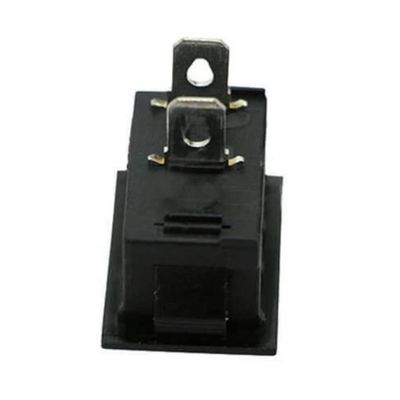 Prepínač kolískový RS601 2pol./2pin ON-OFF 250V/6A čierny