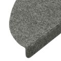 vidaXL Schodiskové rohože samolepiace 20 ks sivé 56x17x3 cm