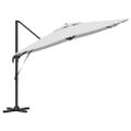 vidaXL Roma Parasol Béžová 286 x 284 x 265 cm Hliník a polyester