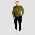 Mikina Basic Jumper Military Green - GymBeam, veľkosť XL, veľkosť oblečenia XL