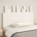 vidaXL Nástenné čelo postele biele 108x3x80 cm masívna borovica