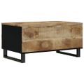 vidaXL Konferenčný stolík 80x50x40 cm masívne mango a spracované drevo