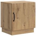 vidaXL Nočný stolík Dub artisan 43 x 34,5 x 47 cm Kompozitné drevo