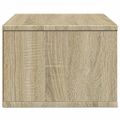 vidaXL Stojan na tlačiareň dub sonoma 40x32x22,5 cm kompozitné drevo