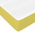vidaXL Posteľný rám boxspring s matracom zelený 90x200 cm látka