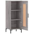 vidaXL Komoda sivý dub sonoma 34,5x34x90 cm spracované drevo