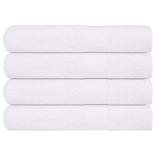 vidaXL Uteráky FROGN 4 ks biele 100x200 cm 360 g/m²