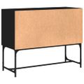 vidaXL Komoda čierna 100x40x79,5 cm kompozitné drevo