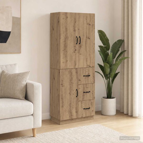 vidaXL Sada skríň 2 ks Dub artisan Kompozitné drevo