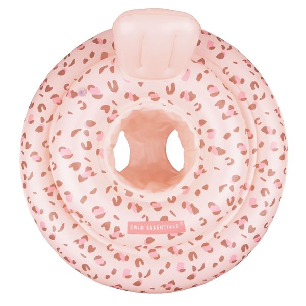 Nafukovacie koleso pre bábätká Old pink Leopard