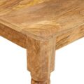 vidaXL Konferenčný stolík Hnedá 110 x 55 x 77 cm Masívne mango drevo