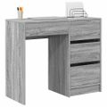 vidaXL Stôl Sivý Sonoma Kompozitné drevo 90 x 37,5 x 75 cm