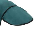 vidaXL Plášť pre kone Tmavozelená a čierna 135 cm Polyester