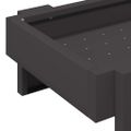 vidaXL Krmná žľab pre slede Čierna 80 x 28 x 13.5 cm