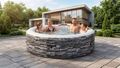 AVENLI NICE jacuzzi CIHLA - nafukovací vírivka pre 6 osôb