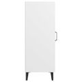 vidaXL Komoda biela 34,5x34x90 cm spracované drevo