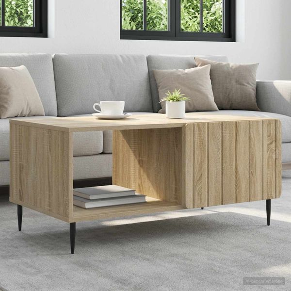 vidaXL Konferenčný stolík Dub sonoma 90 x 50 x 40 cm Kompozitné drevo
