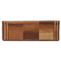 vidaXL Samolepiace nášľapy na schody 15 ks 65x21x4 cm hnedé