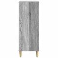 vidaXL Servírovacia skriňa Sivá sonoma 33 x 34,5 x 90 cm