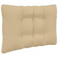 vidaXL Vankúš na vonkajšiu pohovku Polyester Béžová 68,5 x 68,5 cm