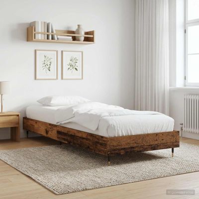 vidaXL Rám postele Staré drevo 80 x 200 cm Kompozitné drevo
