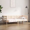 vidaXL Denná posteľ s matracom 90x190 cm masívna borovica