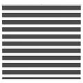 vidaXL Zebra roleta čierna 160x150 cm šírka látky 155,9cm polyester