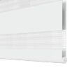 vidaXL Zebrová roleta 140,9x175 cm Šírka látky 136,7 cm biela