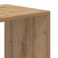 vidaXL Knižnica dub artisan 66x31x112 cm kompozitné drevo