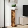 vidaXL Stojan na rastliny 2 ks Dymový dub 25 x 25,5 x 80,5 cm
