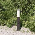 vidaXL Stĺpikové svietidlo so zásuvkou 50 cm čierne IP44