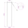 vidaXL Roleta Prírodná 60 x 160 cm Bambus