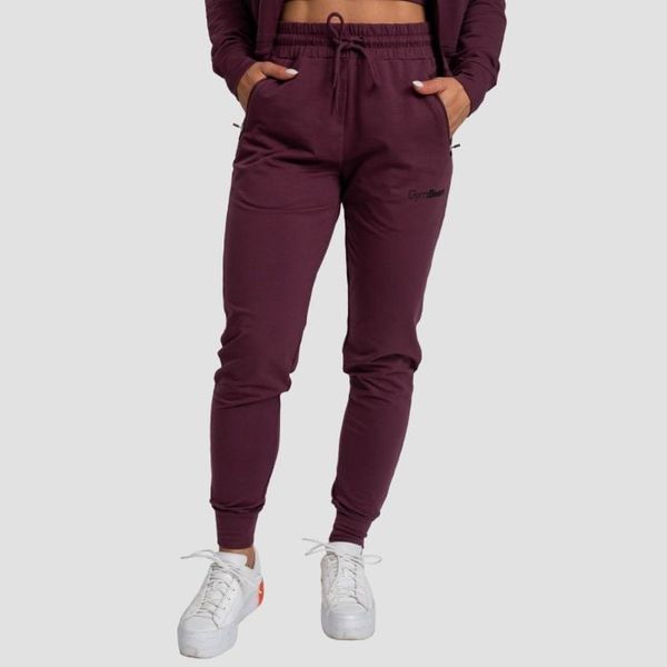 Dámske tepláky TRN Eggplant - GymBeam, veľkosť L, veľkosť oblečenia L