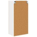 vidaXL Závesná skrinka Sonoma dub a biela 50 x 31 x 100 cm