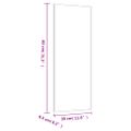 vidaXL Nástenné zrkadlo 30x80 cm sklo obdĺžnik