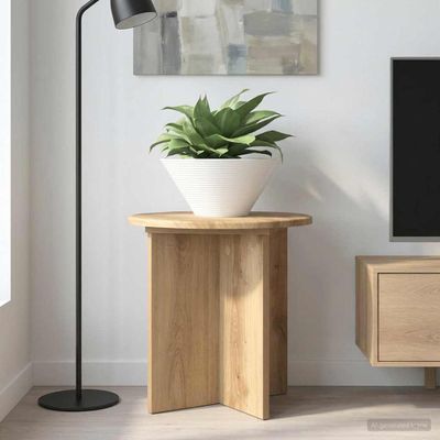 vidaXL Stojan na rastliny 2 pcs Dub artisan 40 x 40 x 40 cm