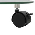 vidaXL Podstavce pod kvetináč 4 ks 28 cm tvrdené sklo okrúhle