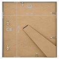 vidaXL Fotorámiky na stenu alebo stôl 3 ks strieborné 40x40 cm MDF