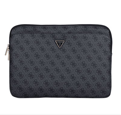 Guess PU 4G Triangle Logo Obal pre Notebook 14'' Black