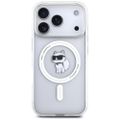 Puzdro Karl Lagerfeld IML Choupette MagSafe pre iPhone 17 Pro transparentné