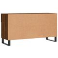 vidaXL Lavička na topánky, hnedý dub 102x35x55 cm, kompozitné drevo