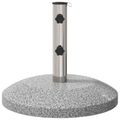 vidaXL Základňa na slnečník pre pól 40-50 mm 26.45 kg Sivá