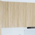 vidaXL Závesná skrinka Sonoma dub 80 x 31 x 100 cm Kompozitné drevo