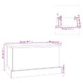 vidaXL Úložný box sivý sonoma 50x30x28 cm spracované drevo