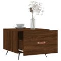 vidaXL Konferenčné stolíky 2 ks hnedý dub 50x50x40 cm kompozitné drevo