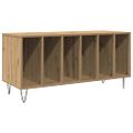 vidaXL Skrinka na gramofónové platne dub artisan 100 x 38 x 48 cm